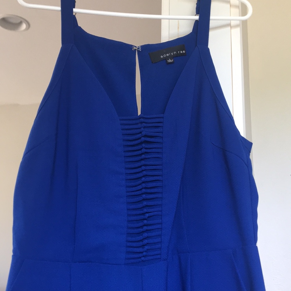 Electric blue pants jumpsuit